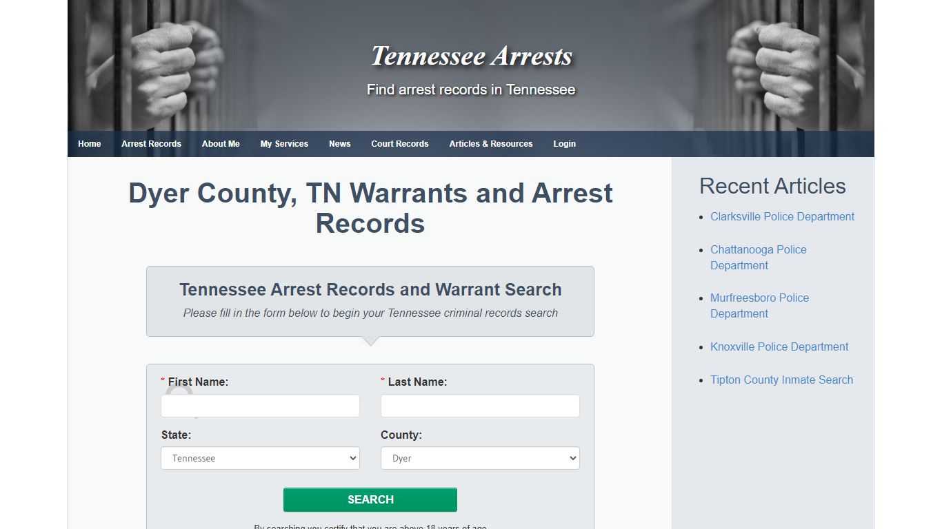 Dyer County, TN Warrants and Arrest Records - Tennessee Arrests